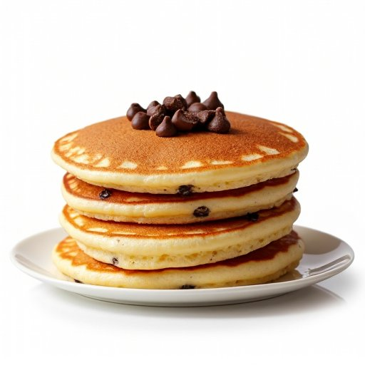 Immagine di Pancackes con gocce di cioccolato